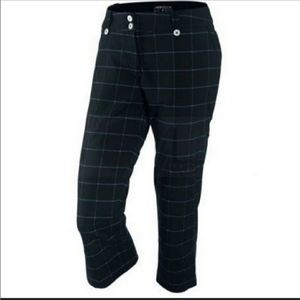 Nike Golf Audrey Cropped Pant in Plaid Size 4